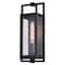 Vaxcel Sheridan 1 Light 16.25 in. H Matte Black Contemporary In/Outdoor Wall Lantern Fixture T0688 - alternate 10